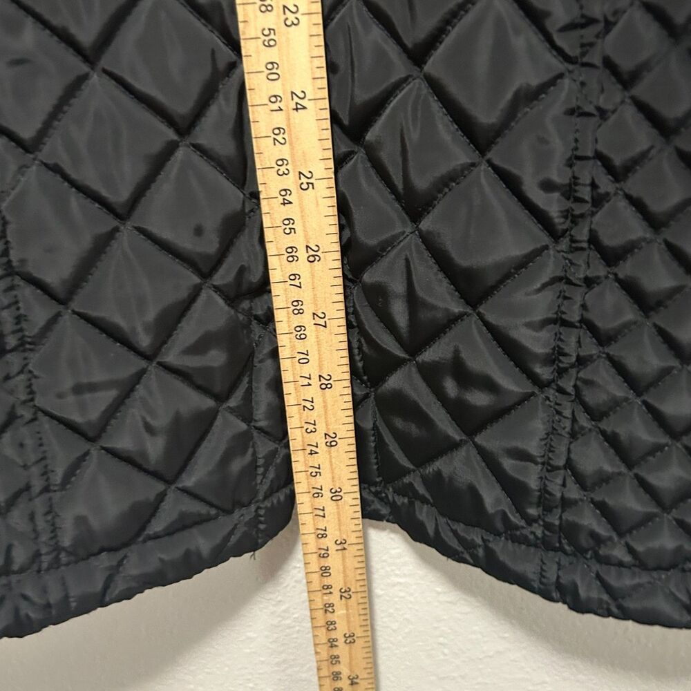 Sebby Collection Women's Jacket M Black Diamond Quilted Pattern - Picture 5 of 9